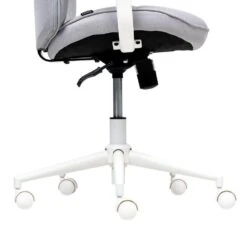 CARLTON - Bureaustoel - Grijs - Stof -VIDAXL Winkel 7984b582f720465184b2bb20f90ca24d