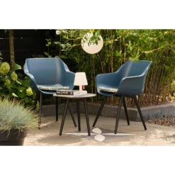 Set Van 2 - Hartman Sophie Element Dining Armstoel - Steel Blue -VIDAXL Winkel 79dffa9ab8b040f681ddd18704f59608