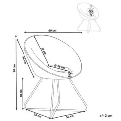 FLOBY II - Fauteuil - Grijs - Fluweel -VIDAXL Winkel 7b101f05e0794e3db4605afdb2926c6e 1