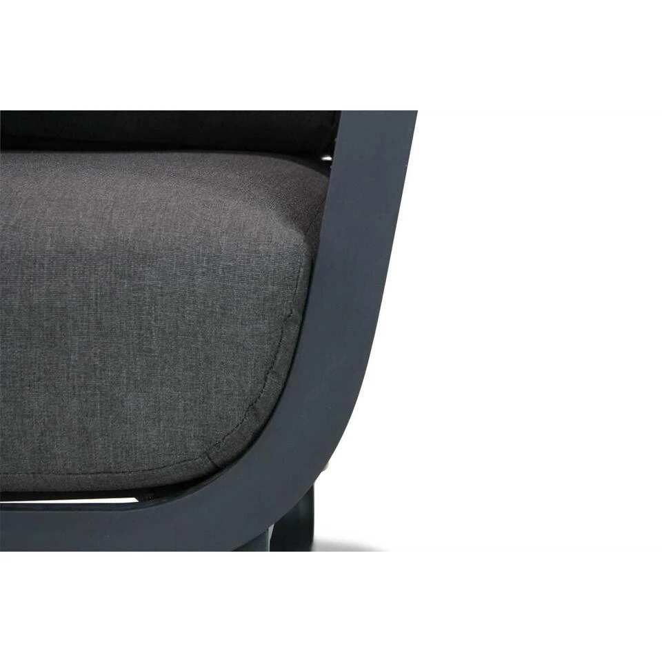 Lounge Tuinbank 2,5-zits Aluminium/wicker Grijs-antraciet Santika Furniture 7 Lounge Tuinbank 2,5-zits Aluminium/wicker Grijs-antraciet Santika Furniture - Afbeelding 7