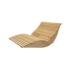 Merkloos HOME DELUXE Wave Houten Ligstoel WOLGA - 120 Cm -VIDAXL Winkel 7ceca3c155644909b4b6edfe8dcce2b7