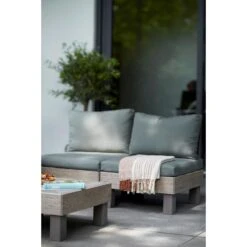 Keter Signature Elements Balkonset 2 Personen - Met Groene Kussens - Cappuccino -VIDAXL Winkel 7d026af57cdf4ea291a8c2f08e59d313