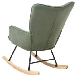 ARSET - Schommelstoel - Donkergroen - Bouclé 17 ARSET - Schommelstoel - Donkergroen - Bouclé -VIDAXL Winkel 7dde72bcaf1e45f6aacd27e14f19bed1