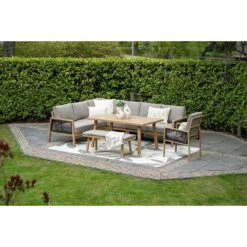 Decala Lounge-diningset -5-delig-aluminium-light Teak Look-desert Sand -VIDAXL Winkel 7de4b08001584c0fa675d181ed63ef37