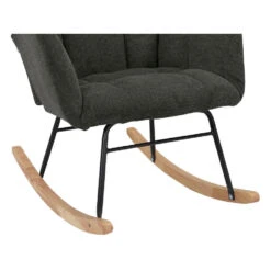 Elza - Schommelstoel Antraciet -VIDAXL Winkel 7dea5ab3a855461f8d34e364dca46d38