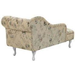 NIMES - Chaise Longue - Beige - Rechterzijde - Polyester -VIDAXL Winkel 7e6e8de2edfb4b49b7c7f4a75c2fab7d