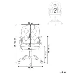PRINCESS - Bureaustoel - Groen - Fluweel -VIDAXL Winkel 7ea0daacce284442a116d32cc129aa00