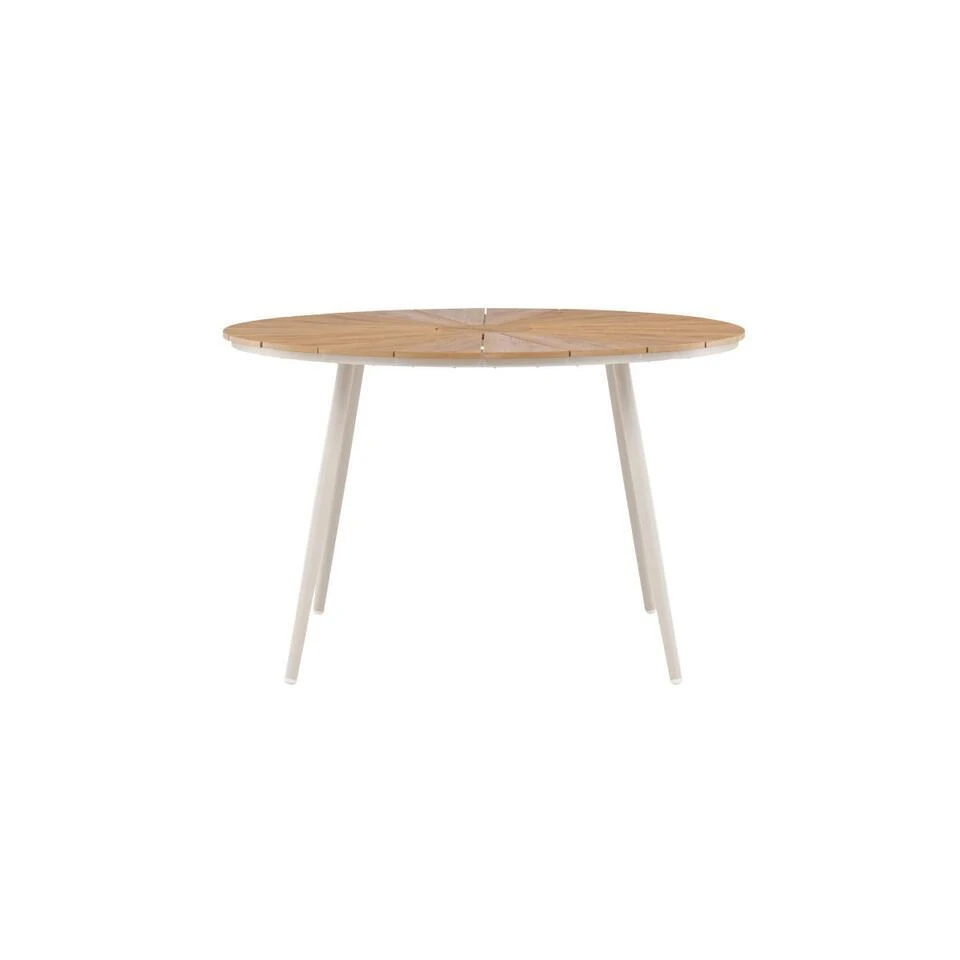 Svea - Esra Ronde Eettafel - Ø120 Cm - Beige 4 Svea - Esra Ronde Eettafel - Ø120 Cm - Beige - Afbeelding 4