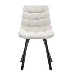 Furnihaus Eetkamerstoel Felix Boucle Creme -VIDAXL Winkel 7eca632804b14dd887dbcf1e0938013c