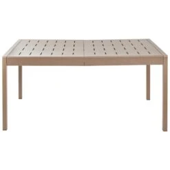 BARTICA - Tuintafel - Bruin - 154 X 84 Cm - Synthetisch Materiaal -VIDAXL Winkel 7fae1fff75f344d1b17b7908cccd7c7d