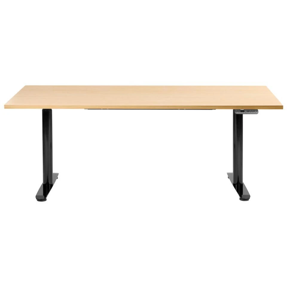 DESTINAS - Elektr Bureau - Zwart/Lichtbruin - 180 X 72 Cm - Vezelplaat 5 DESTINAS - Elektr Bureau - Zwart/Lichtbruin - 180 X 72 Cm - Vezelplaat - Afbeelding 5