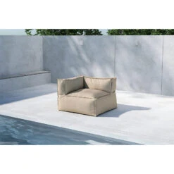 Hioshop Rambo Zitzak Hoekdeel Beige -VIDAXL Winkel 806a1f348af647b199f41e41943361fc