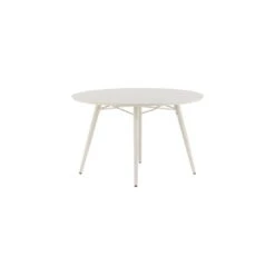 Fjôrd Tuintafel Beige Aluminium - 120x120x75cm - Lina -VIDAXL Winkel 806ce5fa4b414e0b8cafd8242edeab9d