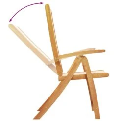 VidaXL - Tuinstoelen - Inklapbaar - Bruin - Acaciahout En Textileen - 6 Stuks -VIDAXL Winkel 80bcf81b9d0d4508b8fcd075aa50ba73