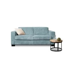 Bank Stuttgart 2-zits - Ribcord - Ijsblauw -VIDAXL Winkel 81003135 4000