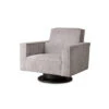 Draaifauteuil Stuttgart Met Armleuning - Ribcord - Lichtgrijs -VIDAXL Winkel 81004592