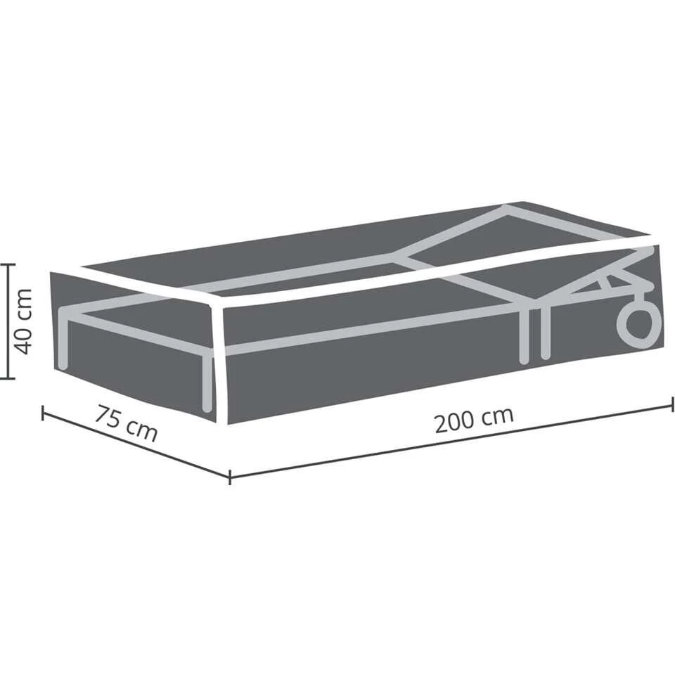 Outdoor Covers Premium Hoes - Ligbed - 40x200x75 Cm 3 Outdoor Covers Premium Hoes - Ligbed - 40x200x75 Cm - Afbeelding 3
