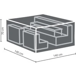 Outdoor Covers Premium Hoes - Loungeset S - 70x140x140 Cm -VIDAXL Winkel 81005651 9000