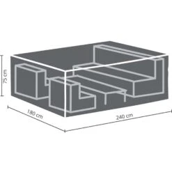 Outdoor Covers Premium Hoes - Loungeset M - 75x240x180 Cm -VIDAXL Winkel 81005652 9000