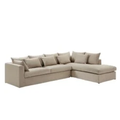 Hoekbank Eline Rechts - Zandkleur -VIDAXL Winkel 81006787 0200