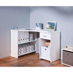Hoekbureau Grossi - Wit - 75x118x79 Cm 12 Hoekbureau Grossi - Wit - 75x118x79 Cm -VIDAXL Winkel 81009873 0600