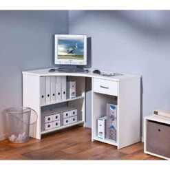 Hoekbureau Grossi - Wit - 75x118x79 Cm 13 Hoekbureau Grossi - Wit - 75x118x79 Cm -VIDAXL Winkel 81009873 0700