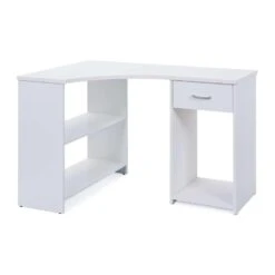 Hoekbureau Grossi - Wit - 75x118x79 Cm