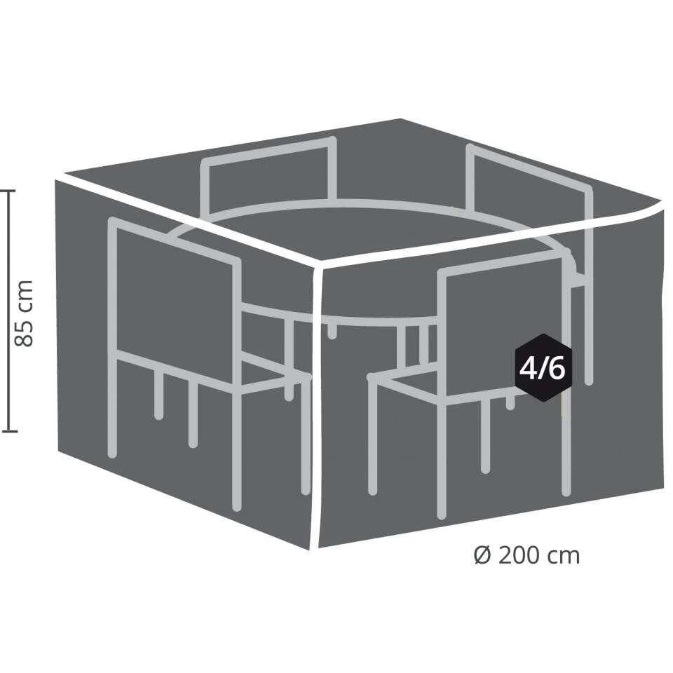Outdoor Covers Premium Hoes Voor Ronde Tuinset - 85x200 Cm 3 Outdoor Covers Premium Hoes Voor Ronde Tuinset - 85x200 Cm - Afbeelding 3