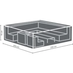 Outdoor Covers Premium Hoes Voor Loungeset - 75x250x250 Cm 6 Outdoor Covers Premium Hoes Voor Loungeset - 75x250x250 Cm -VIDAXL Winkel 81010516 0200