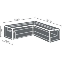 Outdoor Covers Premium Hoes Voor Loungeset - L Vormig - 300x90x70 Cm 6 Outdoor Covers Premium Hoes Voor Loungeset - L Vormig - 300x90x70 Cm -VIDAXL Winkel 81010519 0200