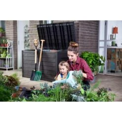 Keter Opbergbox Ontario 870L - Grijs - 147x83x86 Cm -VIDAXL Winkel 81019846 9052