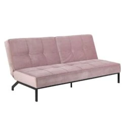 Slaapbank Linz - Velvet Roze -VIDAXL Winkel 81020378 0700
