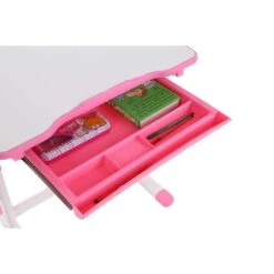 Vipack Kinderbureau Comfortline Met Stoel - Roze - 66x47x54/76 Cm -VIDAXL Winkel 81022232 1500