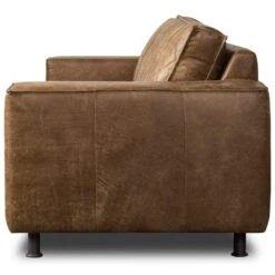 Bank Levin 3-zits - Leer - Bruin -VIDAXL Winkel 81023413 0300