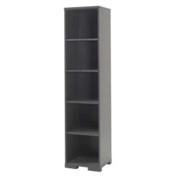Vipack Boekenkast Londen - Antraciet - 195,2x45,5x45 Cm