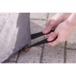 Outdoor Covers Stapelstoelhoes - Grijs - 66x95x133/93 Cm -VIDAXL Winkel 81029498 0300