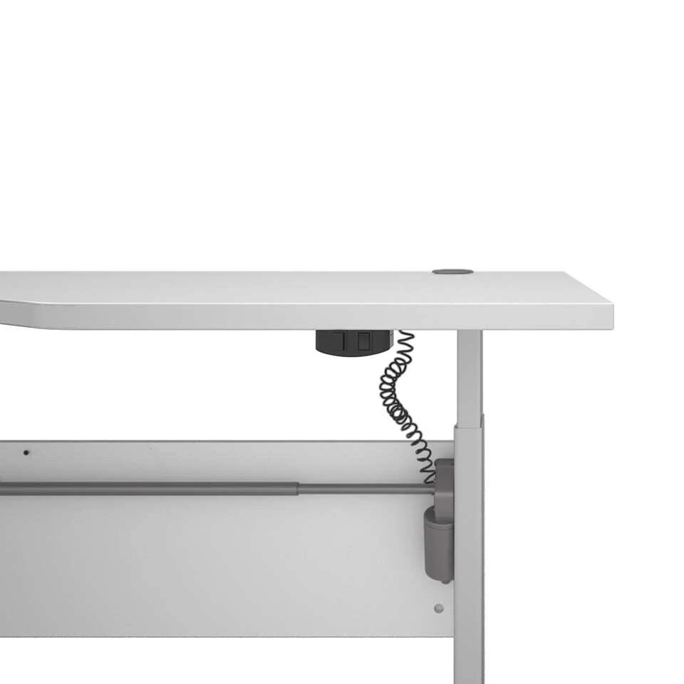 Bureau Zit/sta Calvin - Wit - 180 Cm 3 Bureau Zit/sta Calvin - Wit - 180 Cm - Afbeelding 3