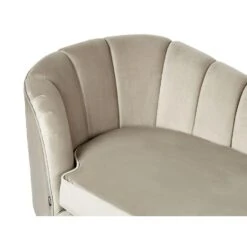 ALLIER - Chaise Longue - Beige - Linkerzijde - Fluweel -VIDAXL Winkel 81759dff172d4aae8e6d1dfc619c42f9