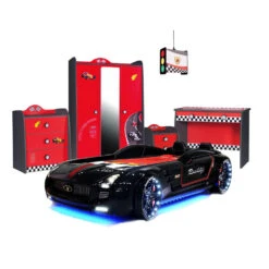 V Power - Kinderbureau - Race Thema - 104x61x78 Cm - Rood -VIDAXL Winkel 818e90eb9e9d4053b019984f69e3c0a5