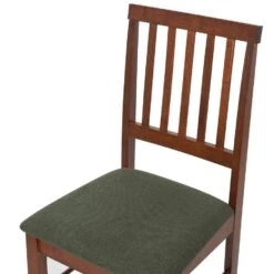 ORONO - Eetkamerstoel Set Van 2 - Donkergroen - Hout -VIDAXL Winkel 81e80d6d0c23465f81ac681f5f0e3469