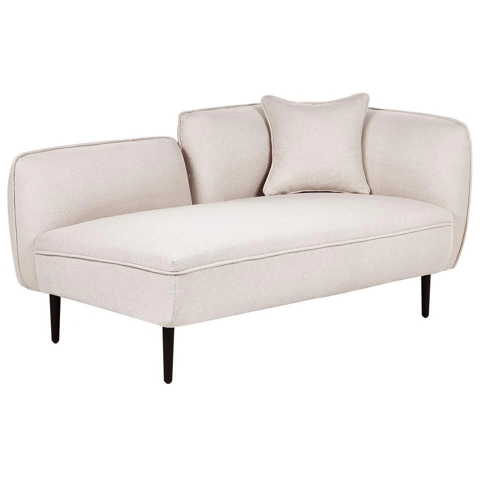 CHEVANNES - Chaise Longue - Beige - Polyester 5 CHEVANNES - Chaise Longue - Beige - Polyester - Afbeelding 5