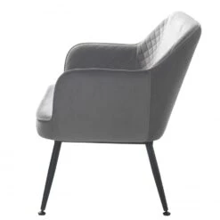 Nordic Home - Viggo Eetkamerbank - 129 Cm - Velvet - Grijs -VIDAXL Winkel 82b53172b5374a298ff1477ee247ea14