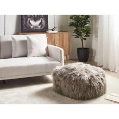 MUKKI - Poef - Grijs - Polyester -VIDAXL Winkel 82c7f5aeebe84a7f84d41024a482f246