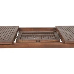 CESANA - Tuintafel - Donkerhout - 100 X 180/240 Cm - Acaciahout -VIDAXL Winkel 832ef96ab41b48bb8a9b38d67bb8a9f8