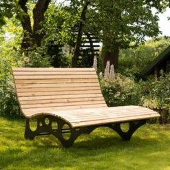 Merkloos HOME DELUXE Golfhouten Ligstoel TAIGA Incl. Kussen Aantal: 2 -VIDAXL Winkel 83446cb5ce974ae89127217e71c06012 1