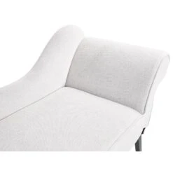 BIARRITZ - Chaise Longue - Wit - Rechtszijdig - Polyester -VIDAXL Winkel 834d6979108f48e08ea0f1d9b82d9abb
