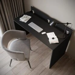 Meubella - Bureau Nyon - Zwart - 120 Cm -VIDAXL Winkel 852c6dcb139e43caa69b176f1bfa178a