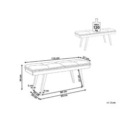 Beliani Bedbank EXTON - Donkere Houtkleur Mdf -VIDAXL Winkel 8541fdcf647c49809cf7cbbd0950b4a2