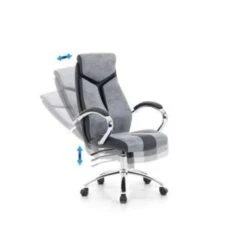 Beliani Bureaustoel FORMULA - Grijs Polyester 6 Beliani Bureaustoel FORMULA - Grijs Polyester -VIDAXL Winkel 85c12674fb8542aca87671439935308b