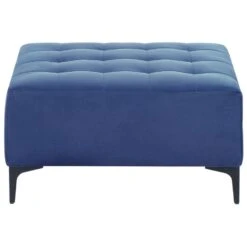 ABERDEEN - Ottomaan - Blauw - Fluweel -VIDAXL Winkel 85d338c8f993498b8c86a1a0af533206